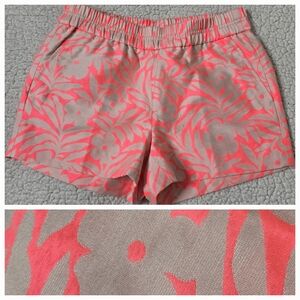 J. Crew Neon Floral Print Shorts Size 0